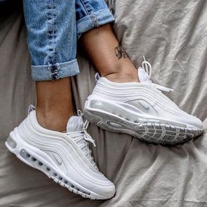 NIKE AIR MAX 97 Sneakers Shoes NEW White Shoe